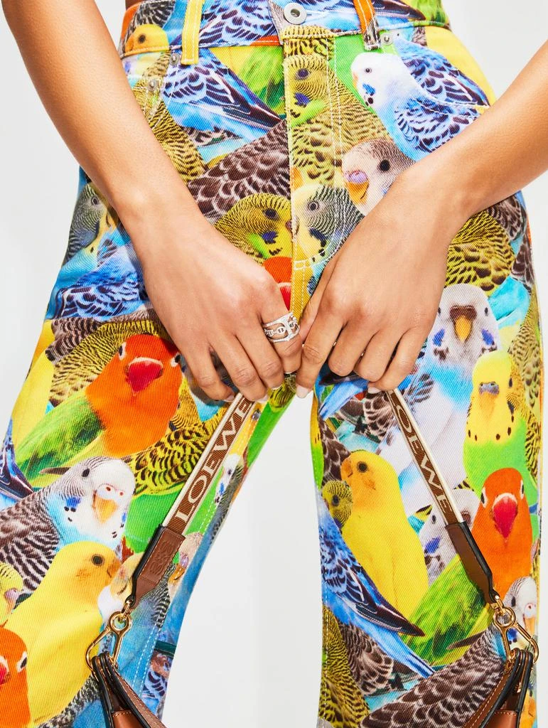 商品Loewe|Parrot Print Jeans,价格¥2104,第4张图片详细描述