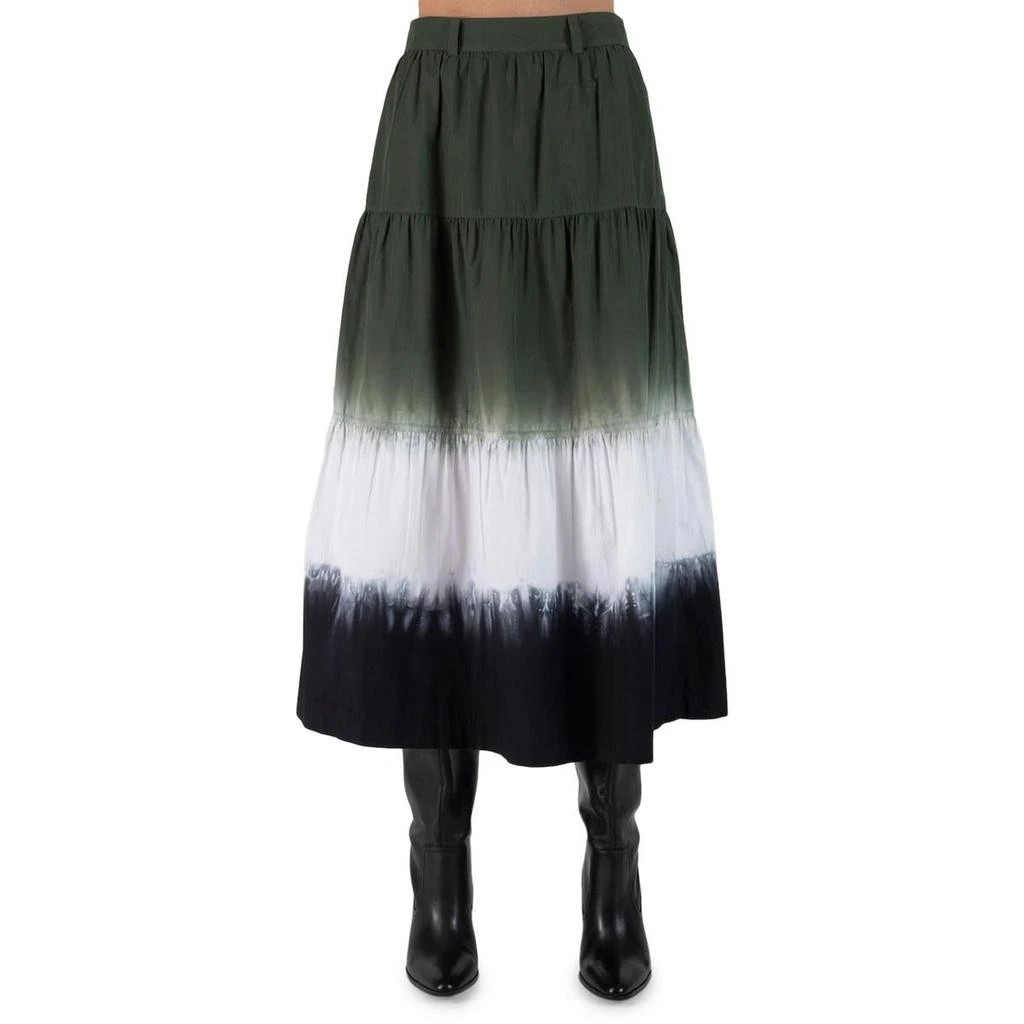 商品Derek Lam|Derek Lam 10 Crosby Womens Tie-Dye Tiered Tiered Skirt,价格¥223,第1张图片