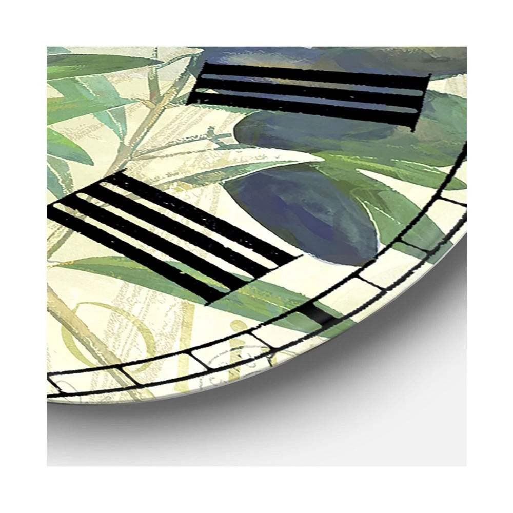商品Designart|Olives Picholines Oversized Cottage Wall Clock - 36" x 28" x 1",价格¥1489,第3张图片详细描述