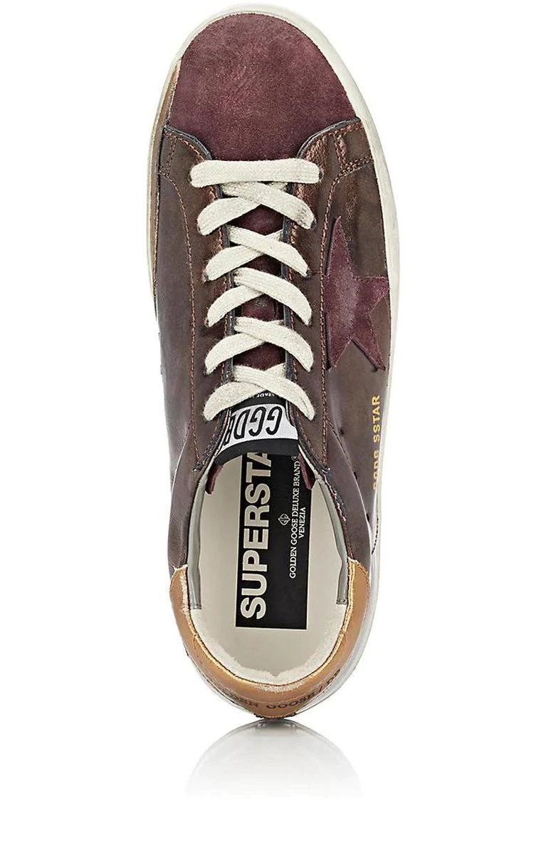 商品Golden Goose|Women's Superstar Leather & Suede Sneakers,价格¥1926,第4张图片详细描述