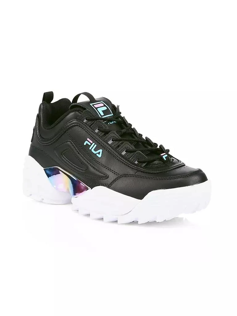 商品Fila|Disruptor II Lab Liquid Leather Sneakers,价格¥601,第2张图片详细描述