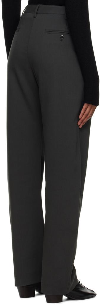 Gray Curved Trousers商品第3张图片规格展示