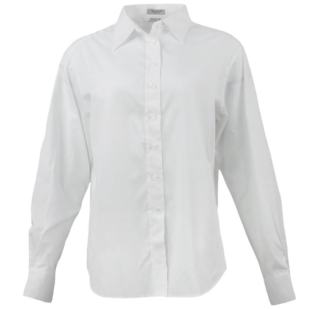 EZCare Pinpoint Shirt Long Sleeve Button Up Shirt商品第1张图片规格展示