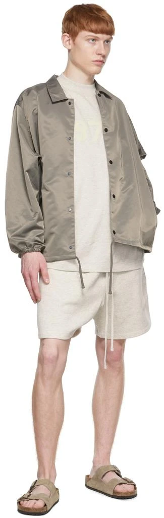 Fear of God ESSENTIALS Off-White Cotton Shorts 4