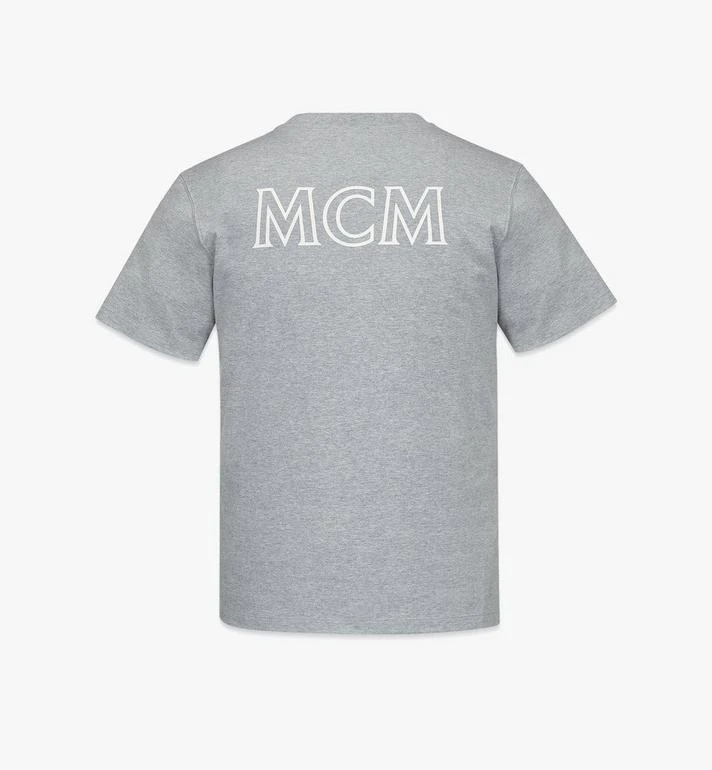 MCM Essentials Logo有机棉T恤男款MHTDSBC01EH00-HEATHER GREY 商品