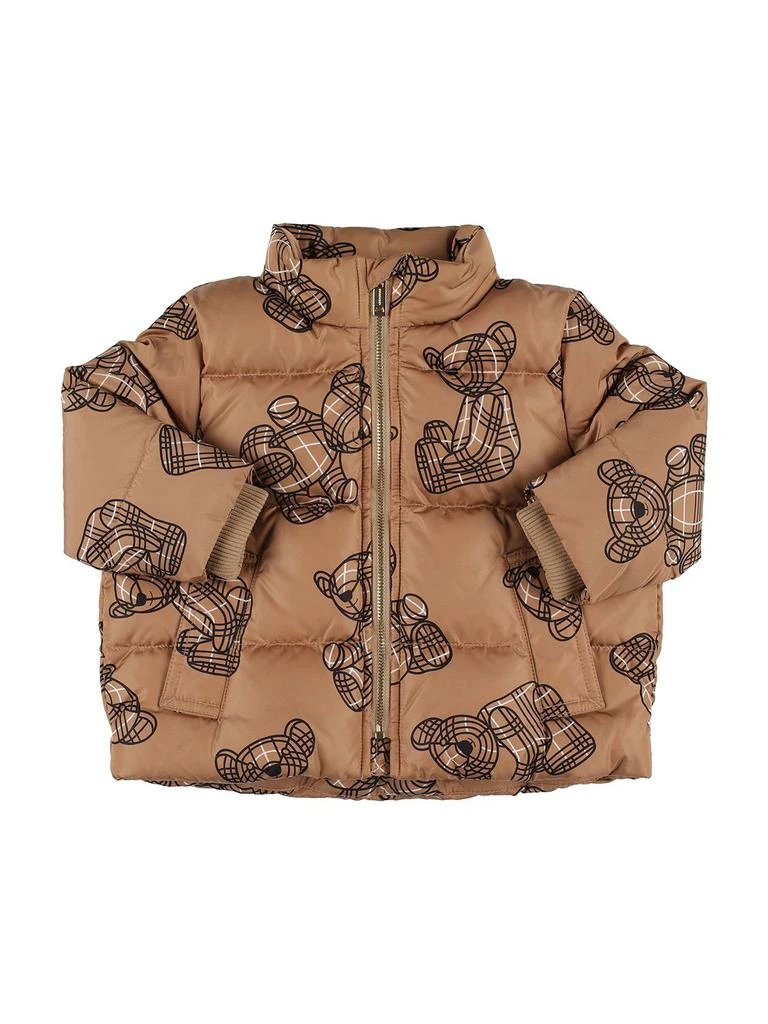 商品Burberry|Bear Printed Nylon Down Jacket,价格¥5199,第1张图片