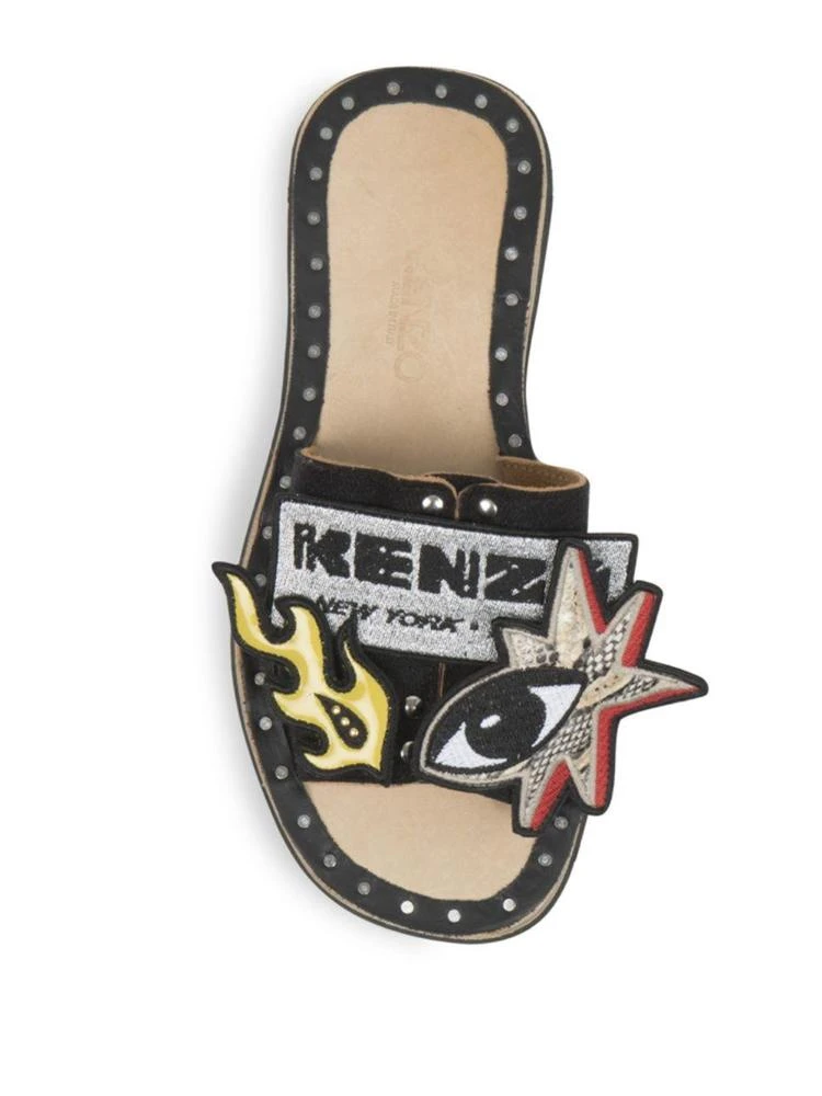 商品Kenzo|Fire Technical Grip-Tape Slides,价格¥1294,第4张图片详细描述