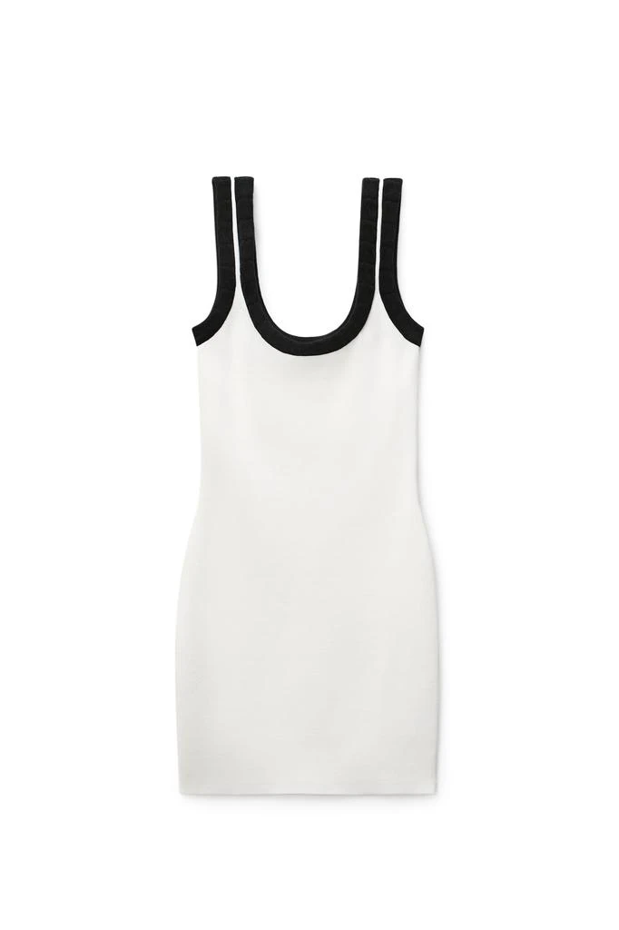 商品Alexander Wang|LOGO TRIM MINI DRESS IN CHENILLE VISCOSE,价格¥2015,第1张图片