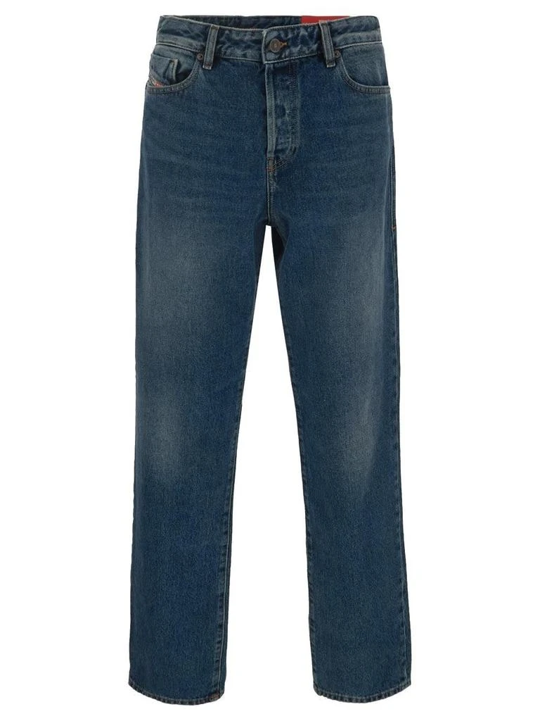 商品Diesel|Diesel 1955 Straight-Leg Logo Patch Jeans,价格¥1009,第1张图片