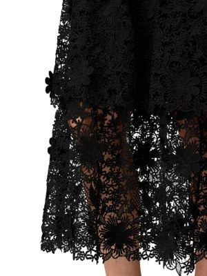 商品Self Portrait|Lace Tiered Midi Dress,价格¥1172,第4张图片详细描述