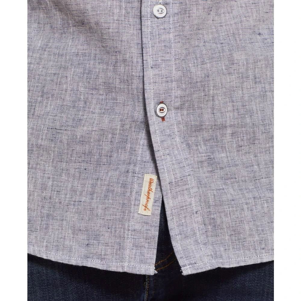 商品Weatherproof Vintage|Men's Linen Blend Short Sleeve Button Down Shirt,价格¥158,第4张图片详细描述