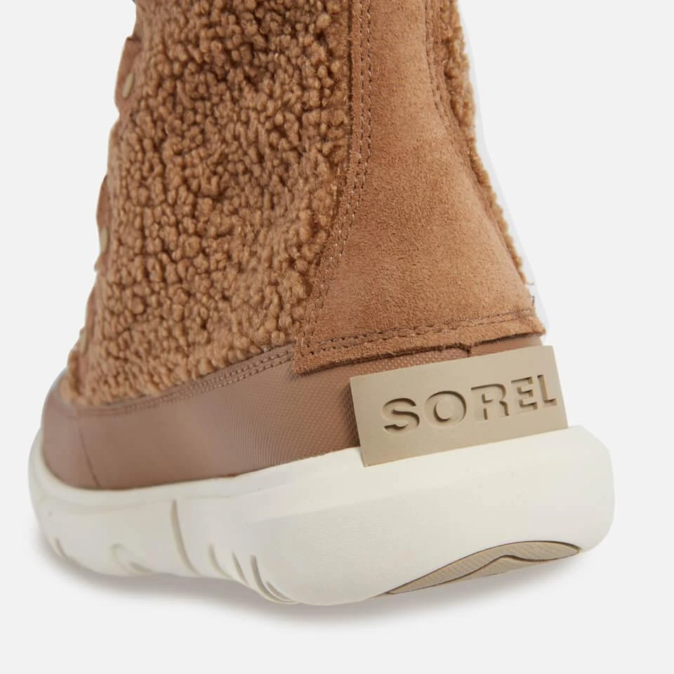 商品SOREL|SOREL EXPLORER II JOAN FAUX SHEARLING AND LEATHER BOOTS,价格¥458,第4张图片详细描述