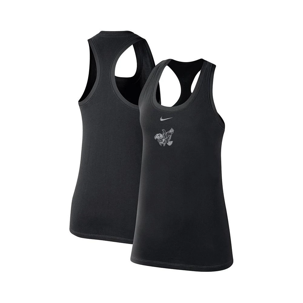 商品NIKE|Women's Black Iowa Hawkeyes Varsity Stack Vault Racerback Scoop Neck Tank Top,价格¥210,第1张图片