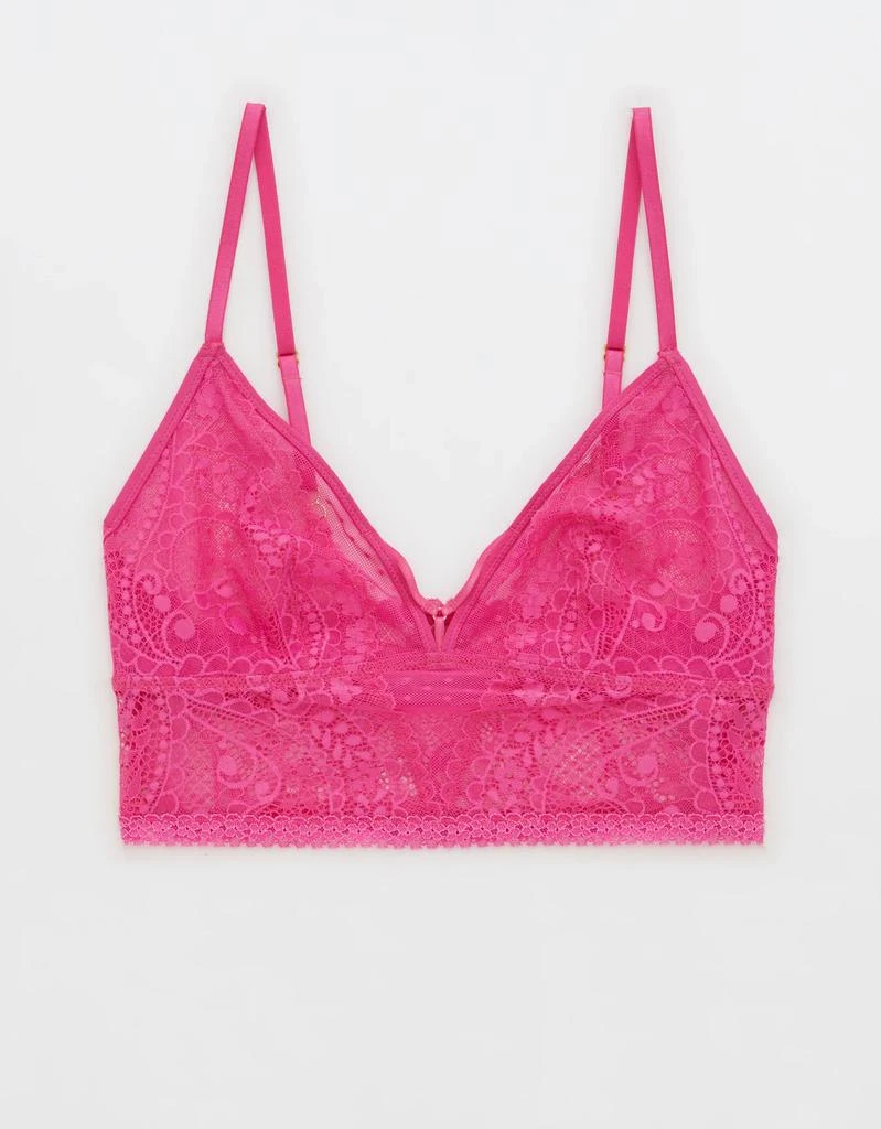 商品Aerie|Aerie Paisley Lace Longline Bralette,价格¥121,第3张图片详细描述