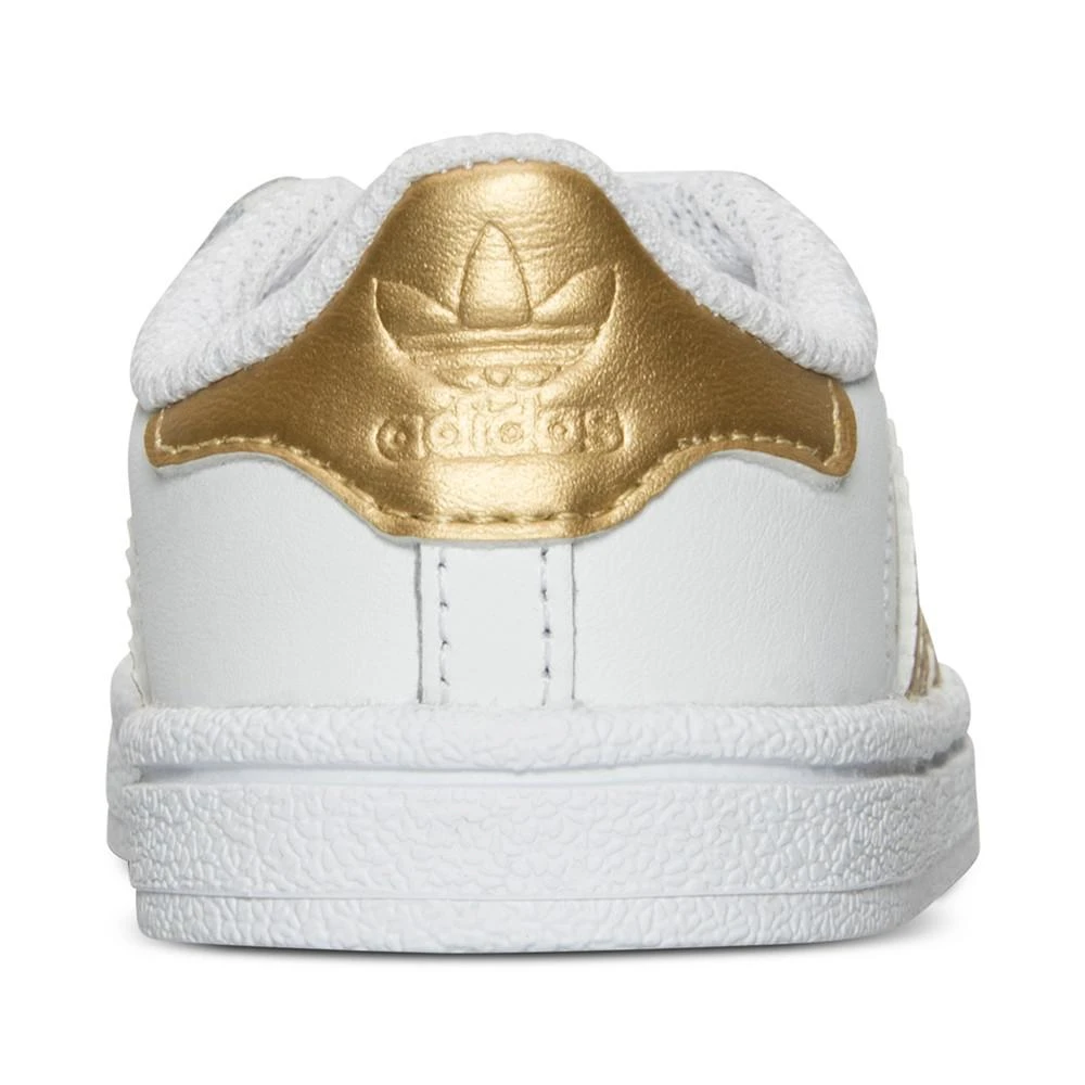 商品Adidas|女幼童Toddler Girls' Superstar Casual Sneakers from Finish Line,价格¥197,第5张图片详细描述