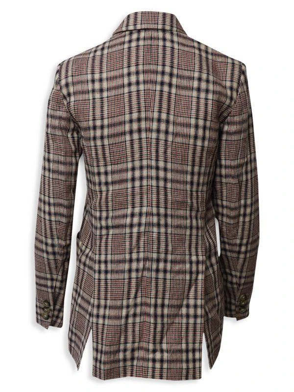 商品[二手商品] Isabel Marant|Isabel Marant Etoile Double Breasted Blazer In Multicolor Linen,价格¥1994,第2张图片详细描述