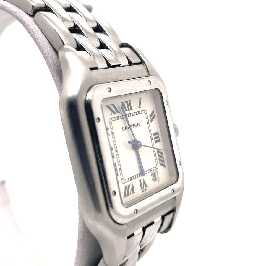 Pre-owned Cartier Panthre Quartz Silver Dial Ladies Watch W25054P5商品第3张图片规格展示
