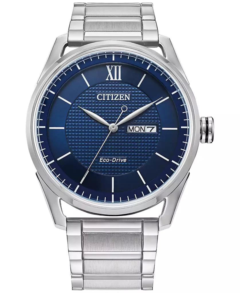 商品Citizen|Eco-Drive Men's Classic Stainless Steel Bracelet Watch 42mm,价格¥1686,第1张图片