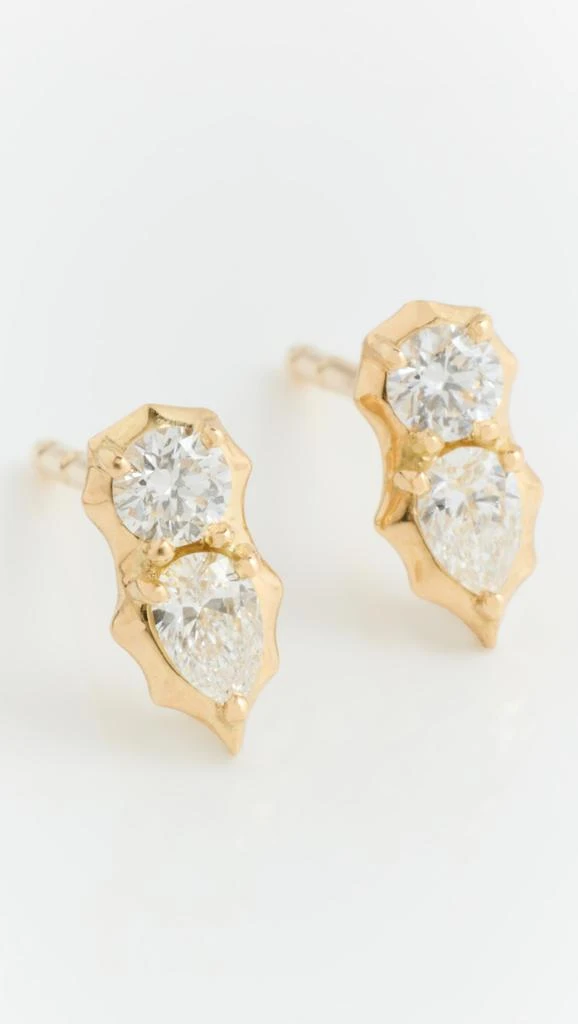 商品Jade Trau|Jade Trau 18k Posey Studs I,价格¥17372,第1张图片