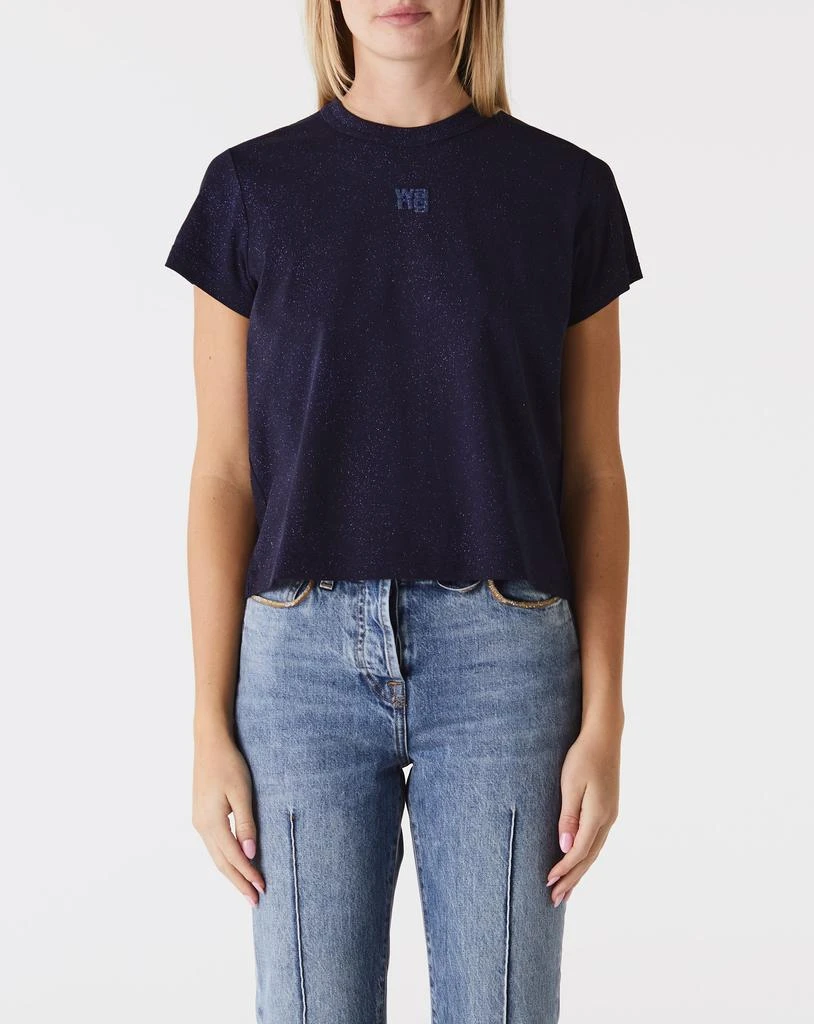 商品Alexander Wang|Women's Essential Jersey Shrunk T-Shirt,价格¥908,第1张图片