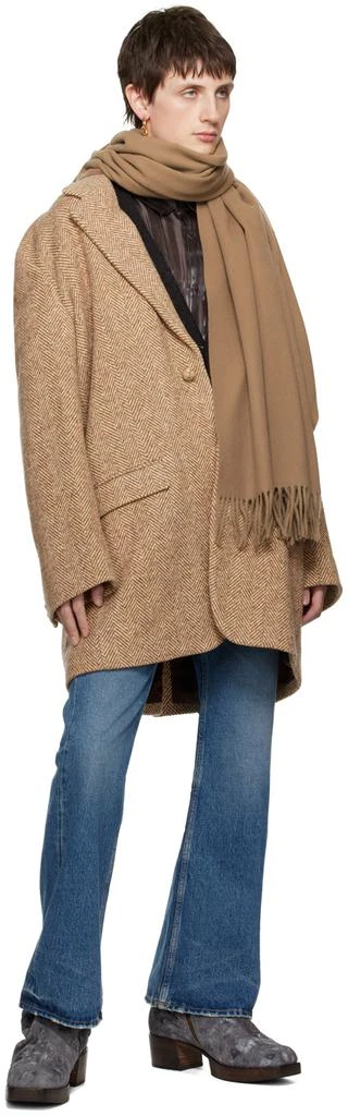 商品Acne Studios|Brown Fringe Scarf,价格¥1789,第3张图片详细描述