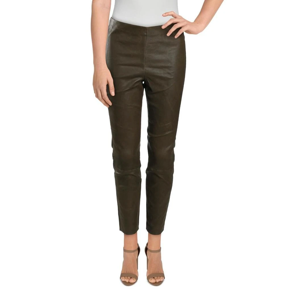 商品Rag & Bone|Rag & Bone Womens Simone Lambskin Leather Casual Pants,价格¥887,第1张图片