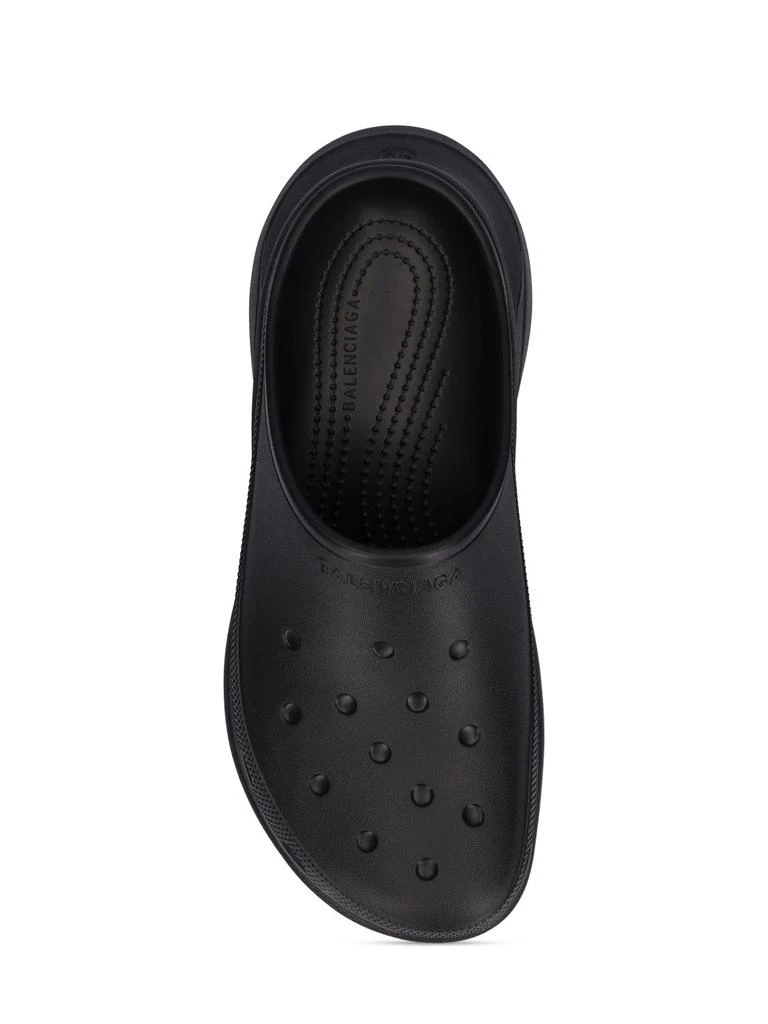 商品Balenciaga|85mm Crocs Rubber Pool Mules,价格¥4971,第5张图片详细描述