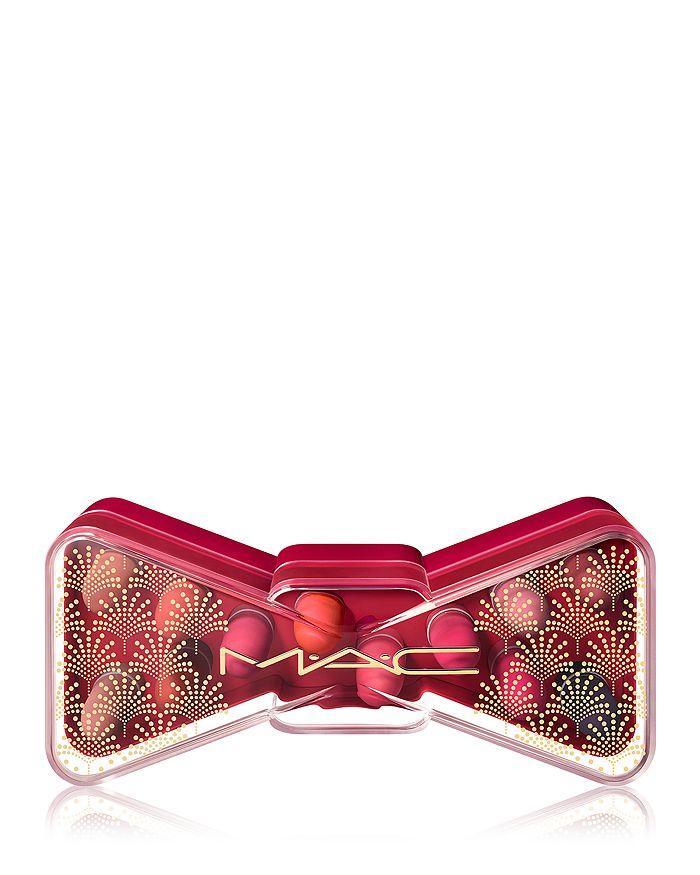 商品MAC|Bubbles & Bows Holiday Collection Celebrate In Colour Powder Kiss Lip Vault,价格¥626,第1张图片