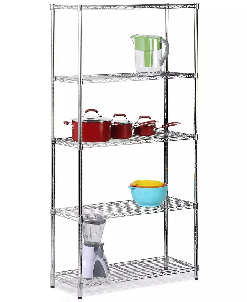 商品Honey Can Do|5-Tier Heavy Duty Steel Shelving Unit,价格¥1125,第1张图片