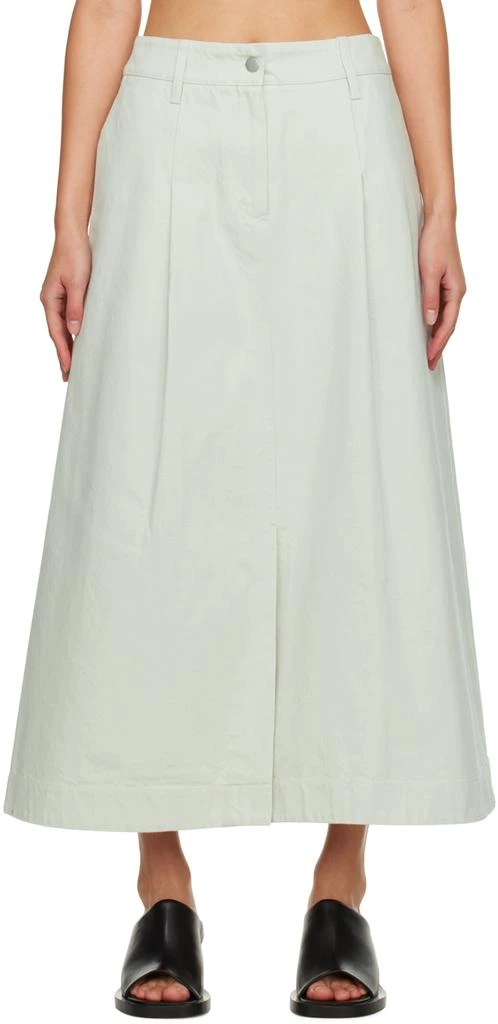 商品Studio Nicholson|Off-White Ecole Midi Skirt,价格¥1000,第1张图片