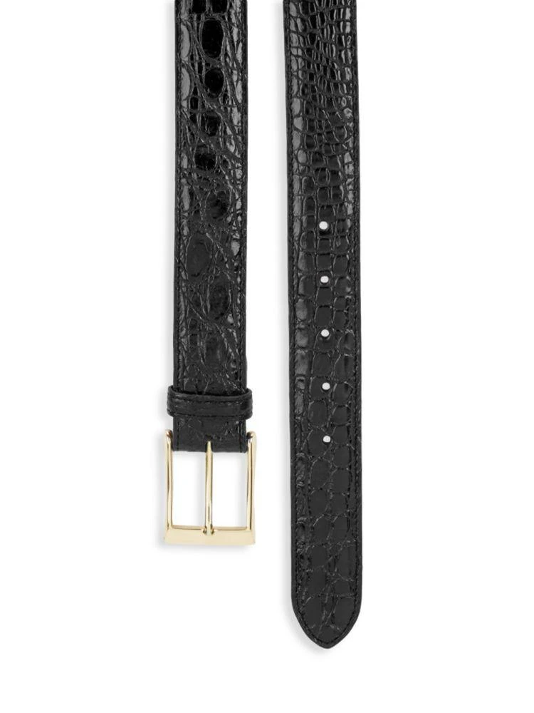 商品Saks Fifth Avenue|Boxed Crocodile Skin Belt,价格¥1037,第2张图片详细描述