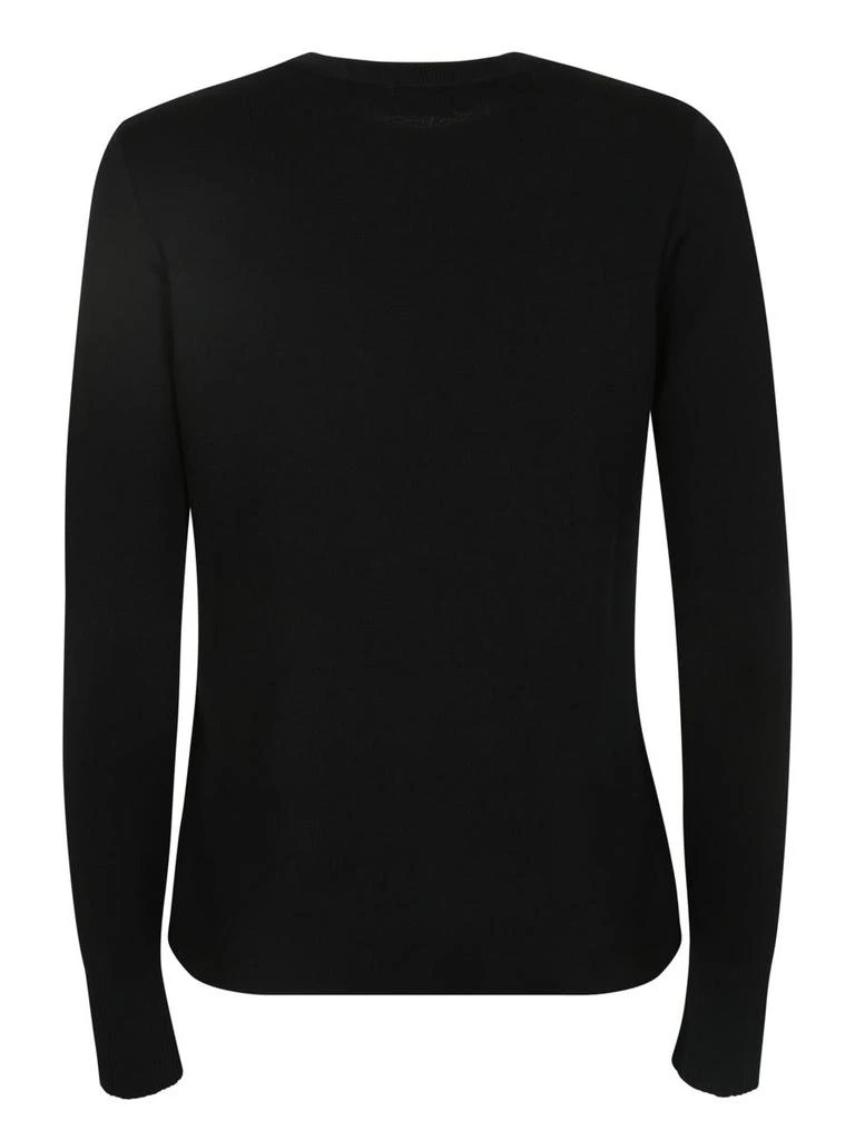 商品Alexander McQueen|ALEXANDER MCQUEEN SWEATER WITH TRANSPARENT CHEVRON PATTERN ON THE CHEST,价格¥4847,第2张图片详细描述