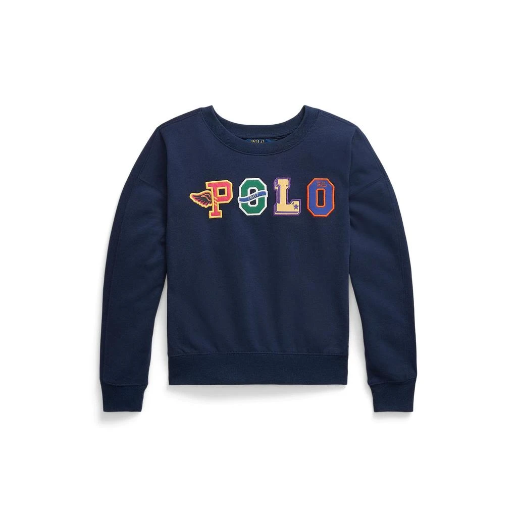 商品Ralph Lauren|Logo Fleece Sweatshirt (Big Kids),价格¥386,第1张图片