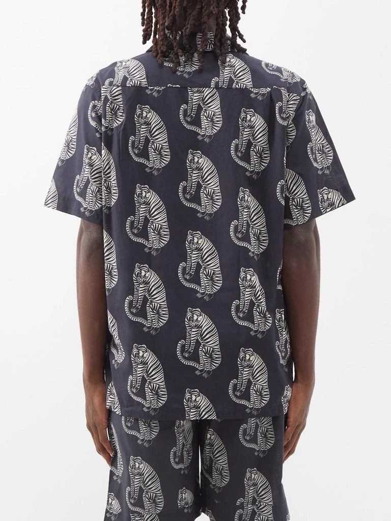 商品Desmond & Dempsey|Sansindo tiger-print cotton pyjama shirt,价格¥437,第5张图片详细描述