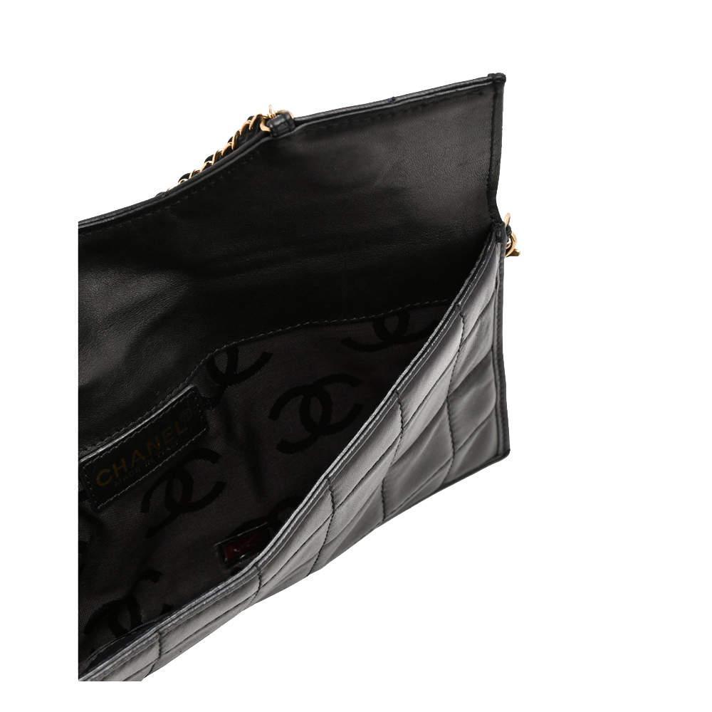 商品[二手商品] Chanel|Chanel Box Quilted Leather Fold Down Envelope Clutch Bag,价格¥17715,第6张图片详细描述