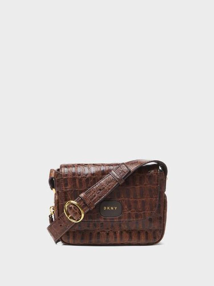商品DKNY|Croc Embossed Leather Small Crossbody,价格¥1510,第1张图片