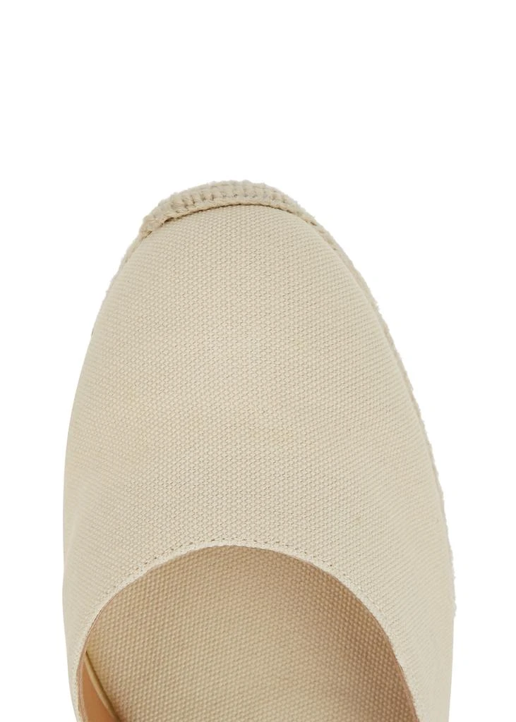 商品CASTAÑER|Carina 65 ivory canvas wedge espadrilles,价格¥875,第4张图片详细描述