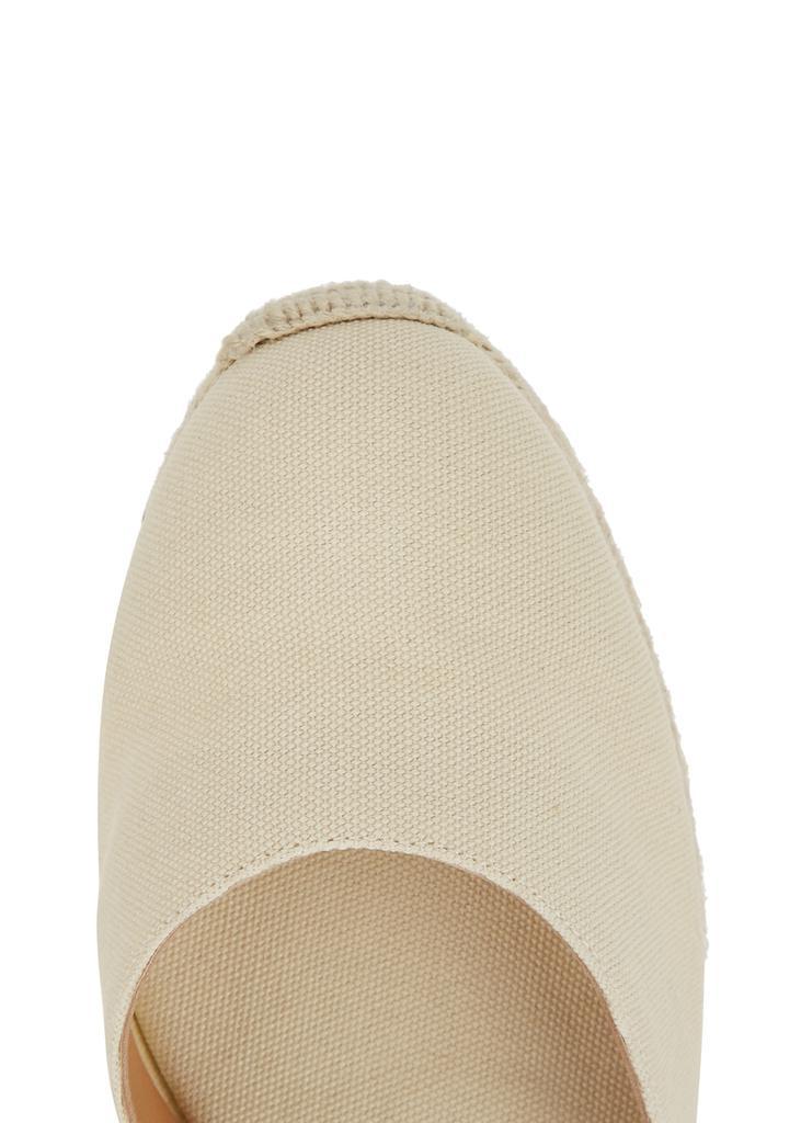 商品CASTAÑER|Carina 65 ivory canvas wedge espadrilles,价格¥679,第6张图片详细描述