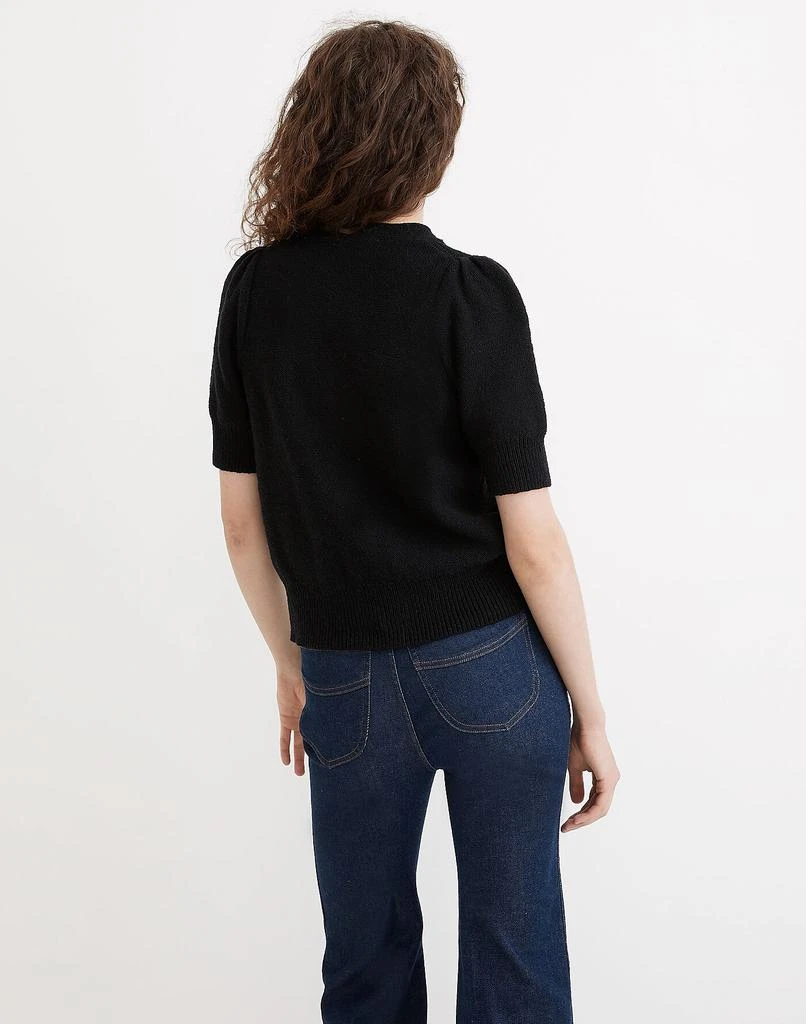 商品Madewell|Short-Sleeve Cardigan Sweater,价格¥394,第3张图片详细描述