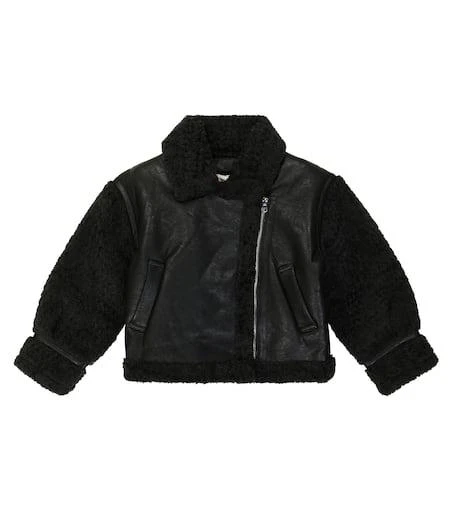 商品MONNALISA|人造皮革夹克,价格¥2818,第1张图片