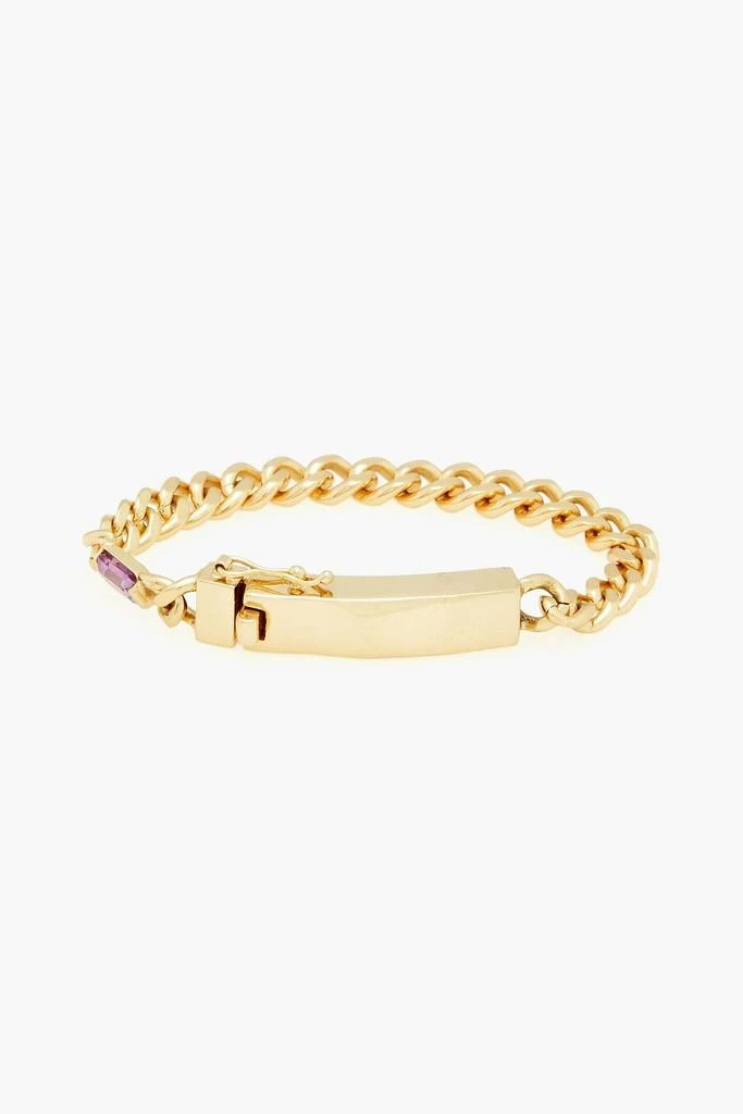 商品Cornelia Webb|Gold-tone amethyst bracelet,价格¥1275,第1张图片