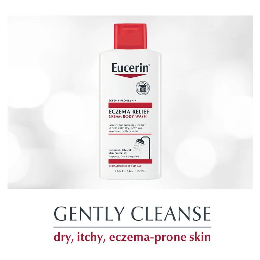 商品Eucerin|Eczema Relief Cream Body Wash Fragrance Free,价格¥142,第3张图片详细描述