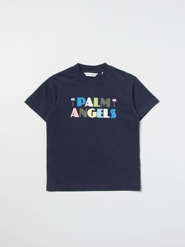 Palm Angels t-shirt with multicolor logo商品第1张图片规格展示