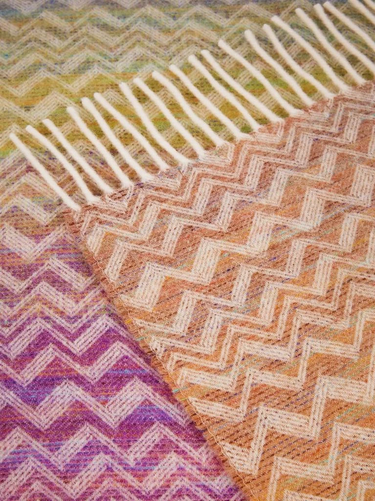 商品Missoni|Missoni Home Zig-Zag Striped Fringed Throw,价格¥2243,第2张图片详细描述