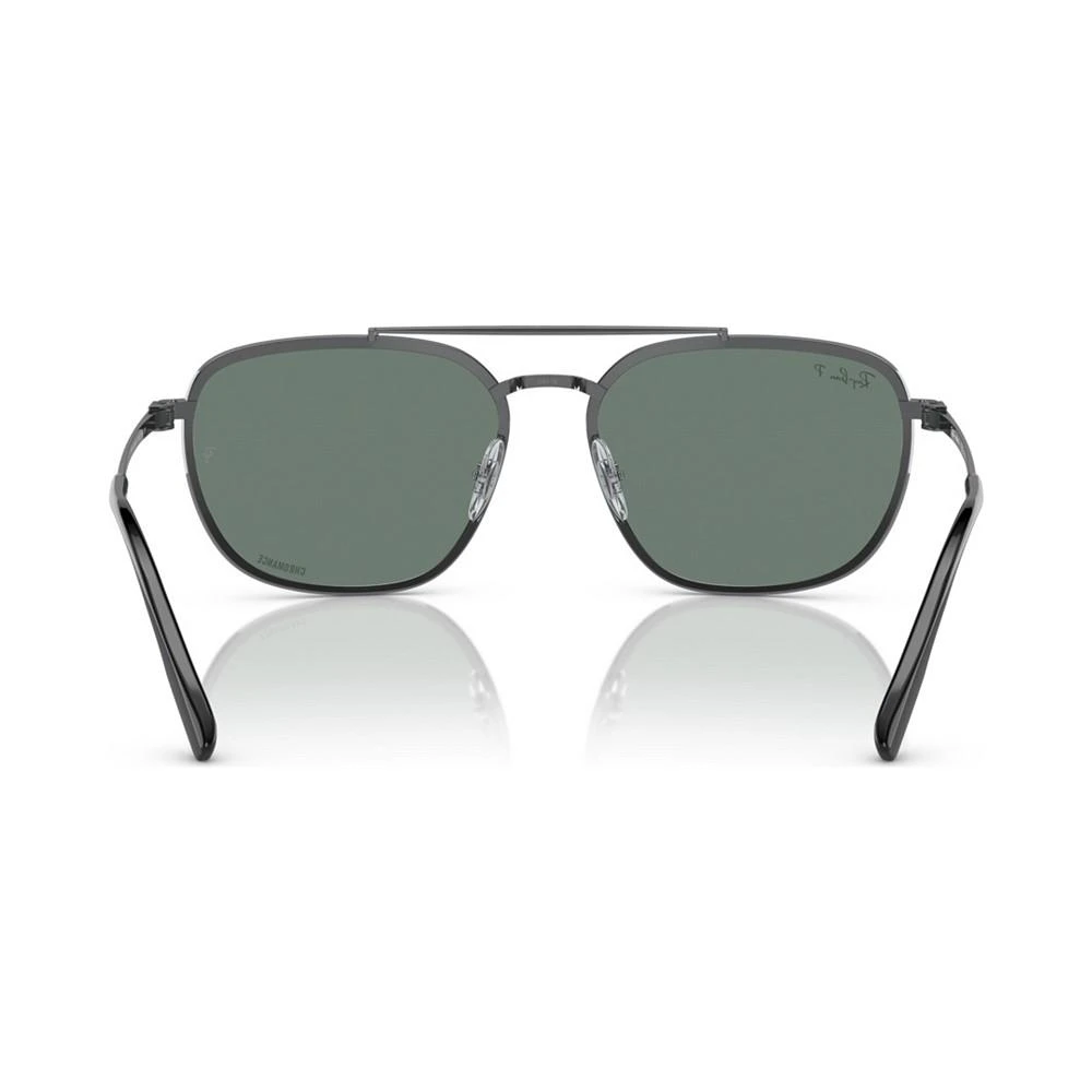 商品Ray-Ban|Men's Polarized Sunglasses, RB3708 Chromance,价格¥1908,第4张图片详细描述