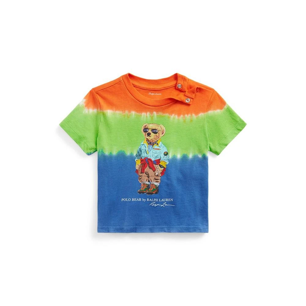 商品Ralph Lauren|Baby Boys Polo Bear Tie-Dye Jersey T-shirt,价格¥254,第1张图片