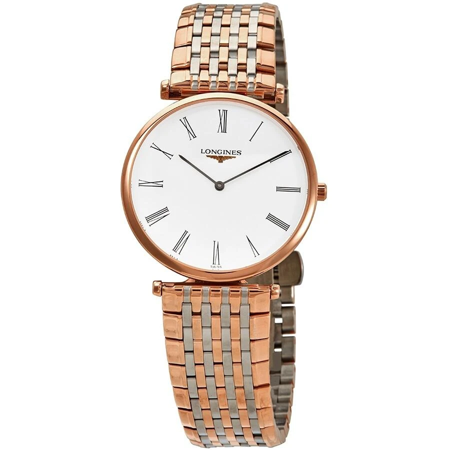 商品Longines|La Grande Classique White Dial Rose Gold-tone Ladies Watch L4.709.1.21.7,价格¥6389,第1张图片