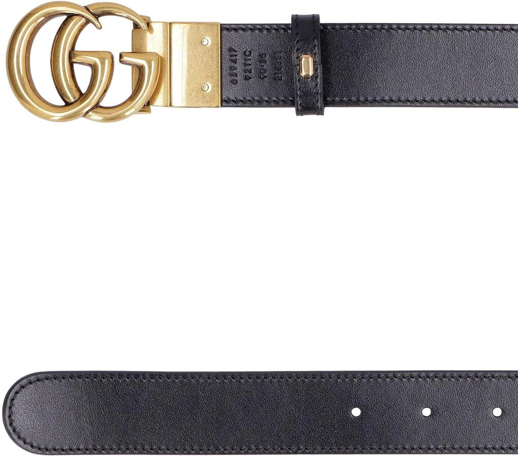 商品Gucci|Gucci Gg Marmont Reversible Belt,价格¥3829,第4张图片详细描述