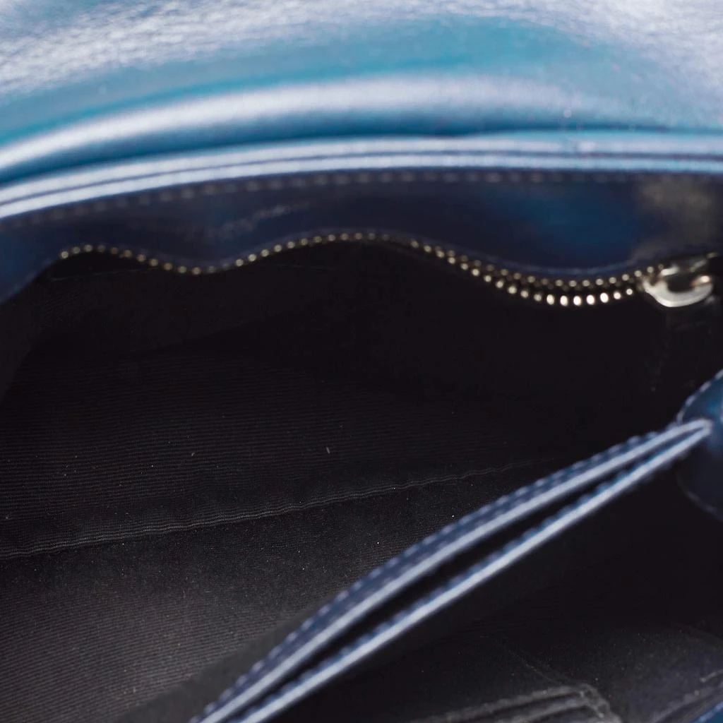 Saint Laurent Navy Blue Matelassé Leather Toy Loulou Crossbody Bag 商品