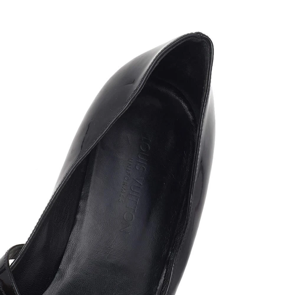 Louis Vuitton Black Patent Leather Mary Jane Pumps Size 37 商品